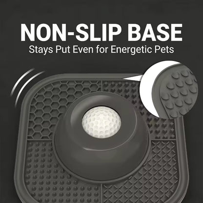 The PawHaus™ Calm Feeder Bowl/Mat Combo