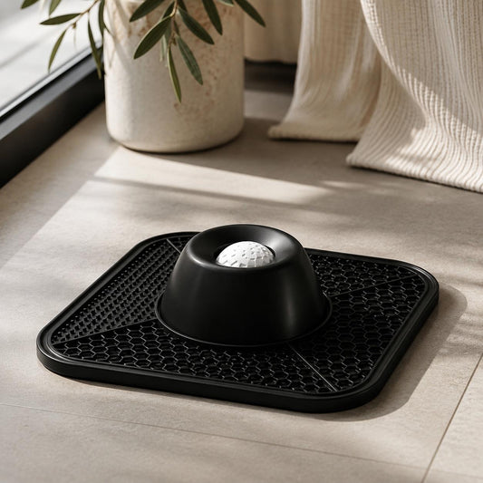 The PawHaus™ Calm Feeder Bowl/Mat Combo