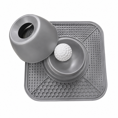 The PawHaus™ Calm Feeder Bowl/Mat Combo