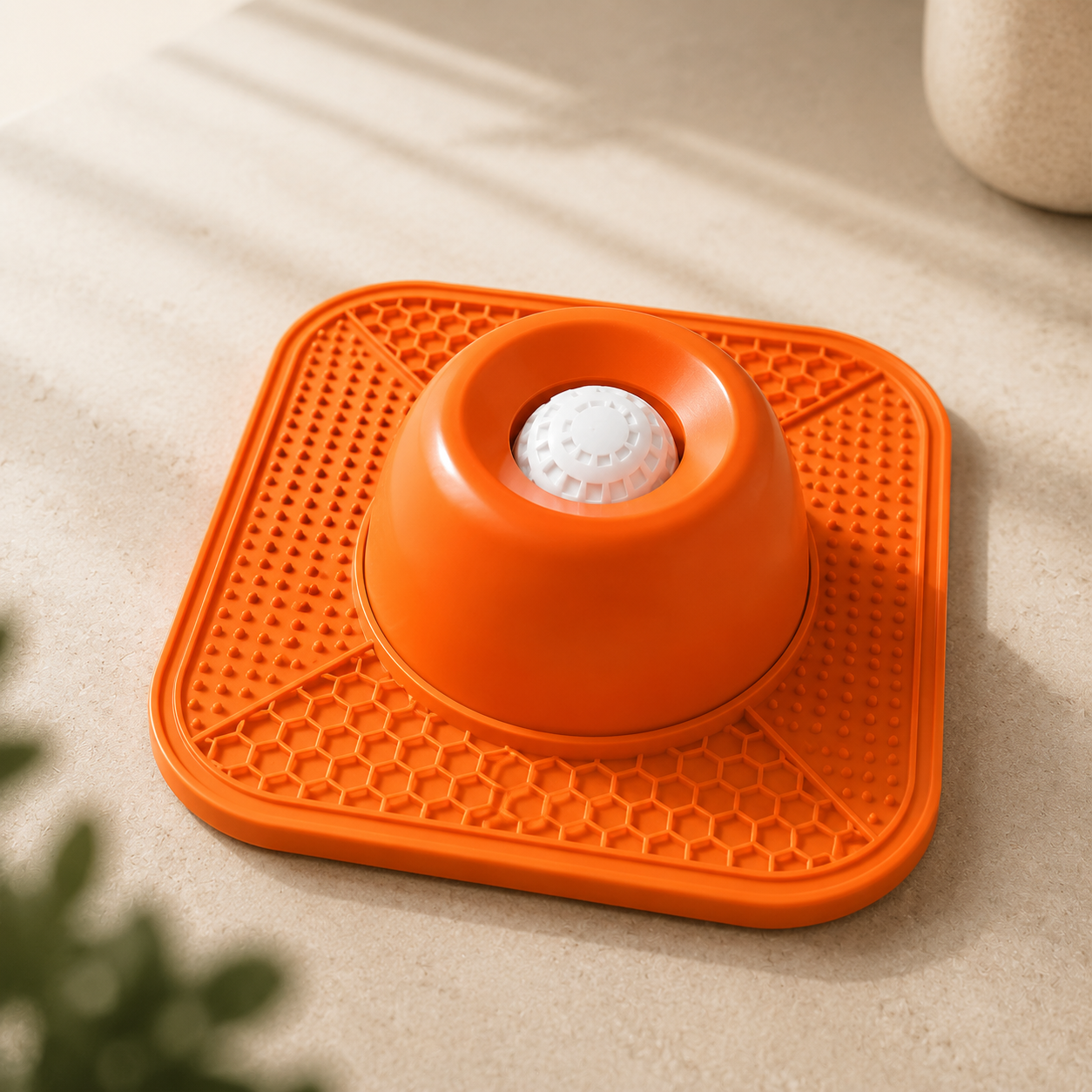 The PawHaus™ Calm Feeder Bowl/Mat Combo