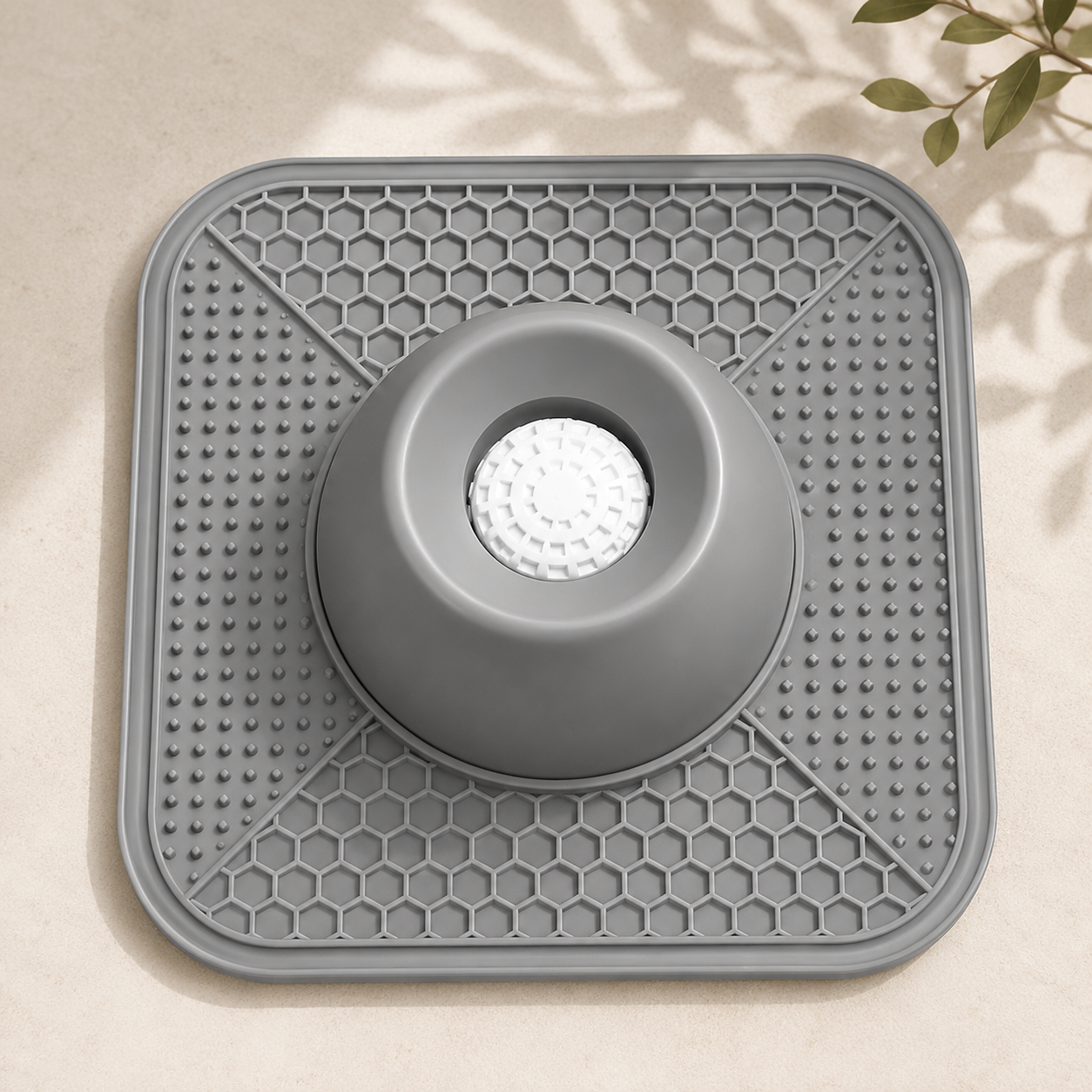 The PawHaus™ Calm Feeder Bowl/Mat Combo